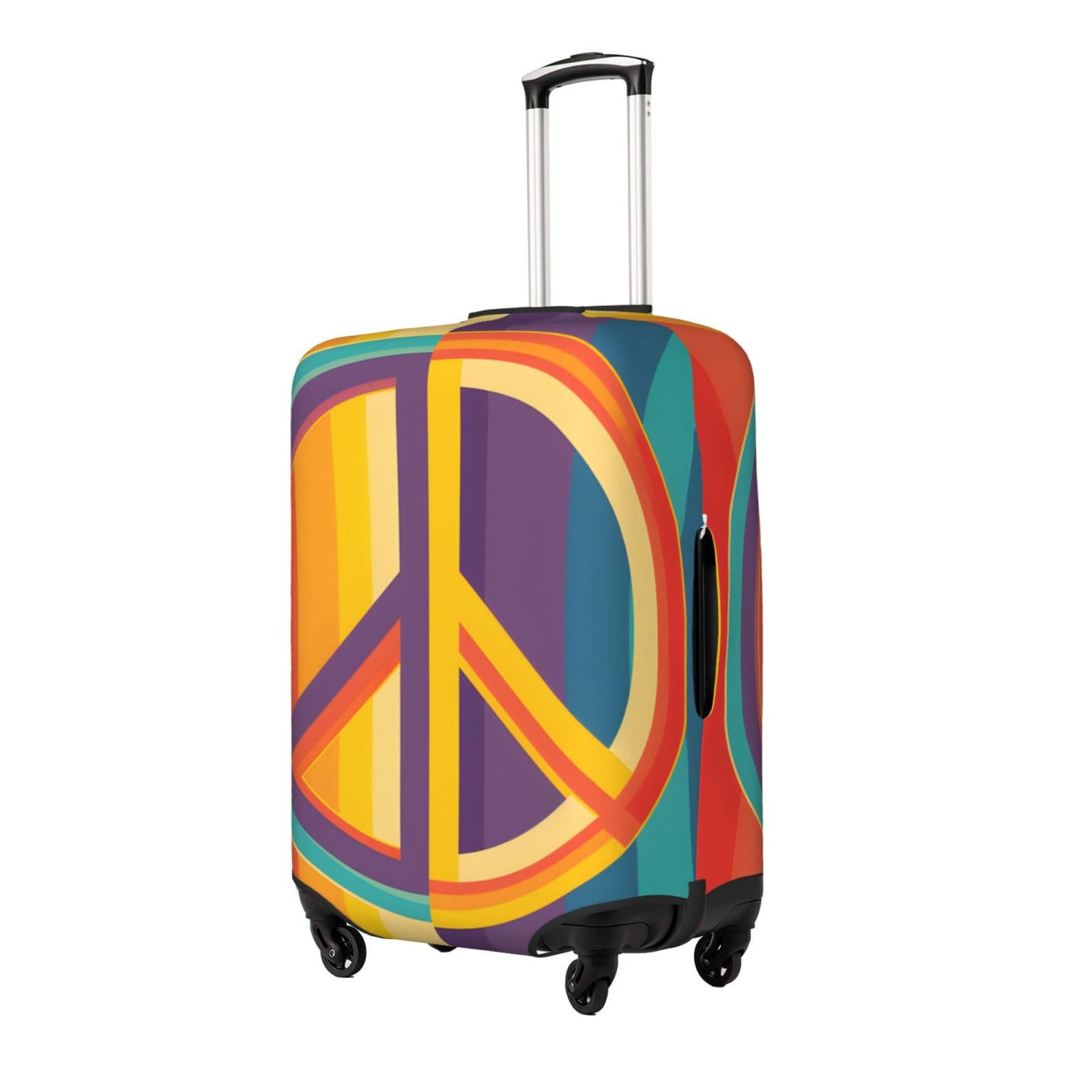Kofferabdeckungen, Kofferschutzhülle mit Peace-Zeichen, 18–32 Zoll(M)