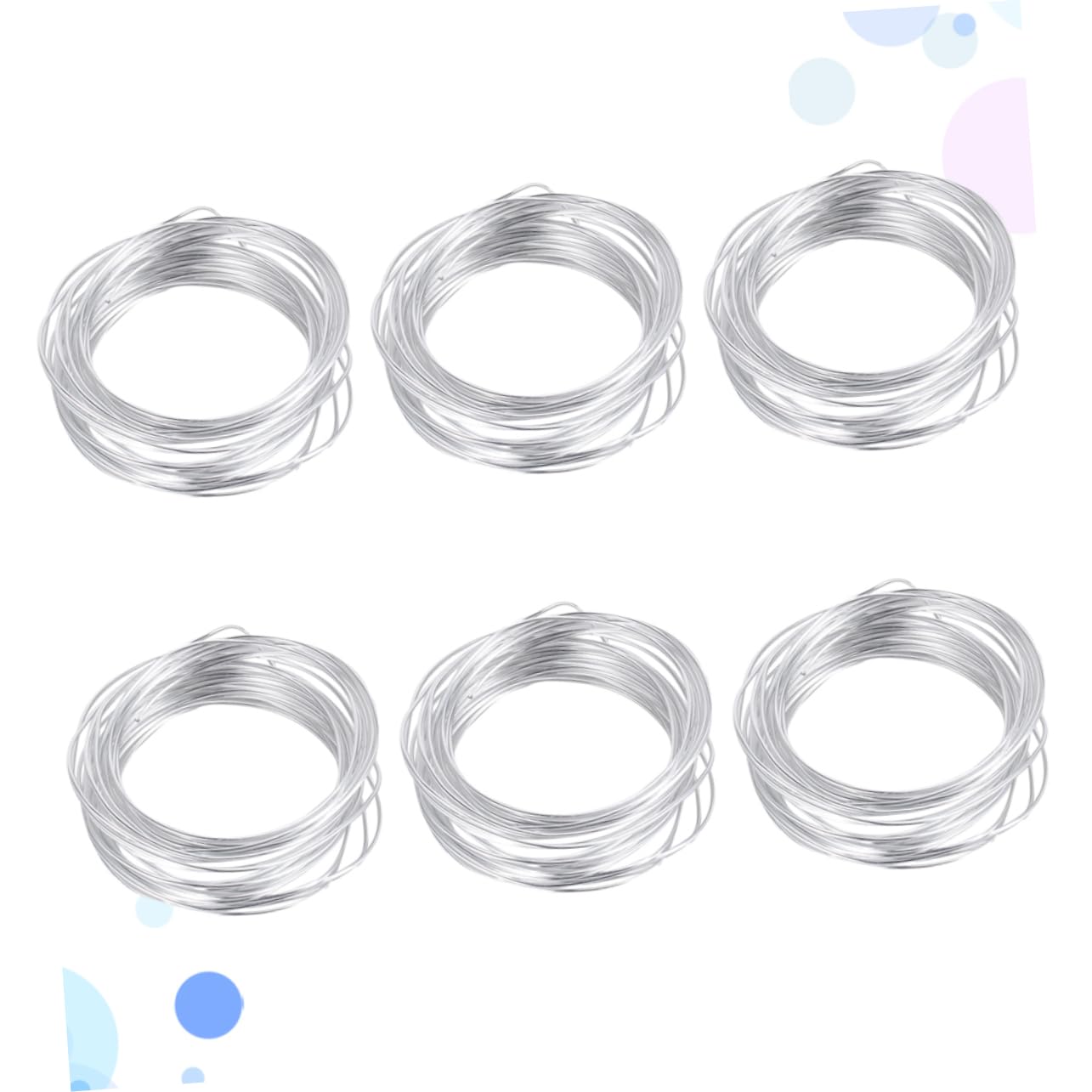 NUOBESTY 12rotoli Filo Alluminio Flessibile Per Creazioni Fai Te Per Modellismo e Creazione Di Scheletri Di Bambole Accessori Per Fiori e Supporti Decorativi