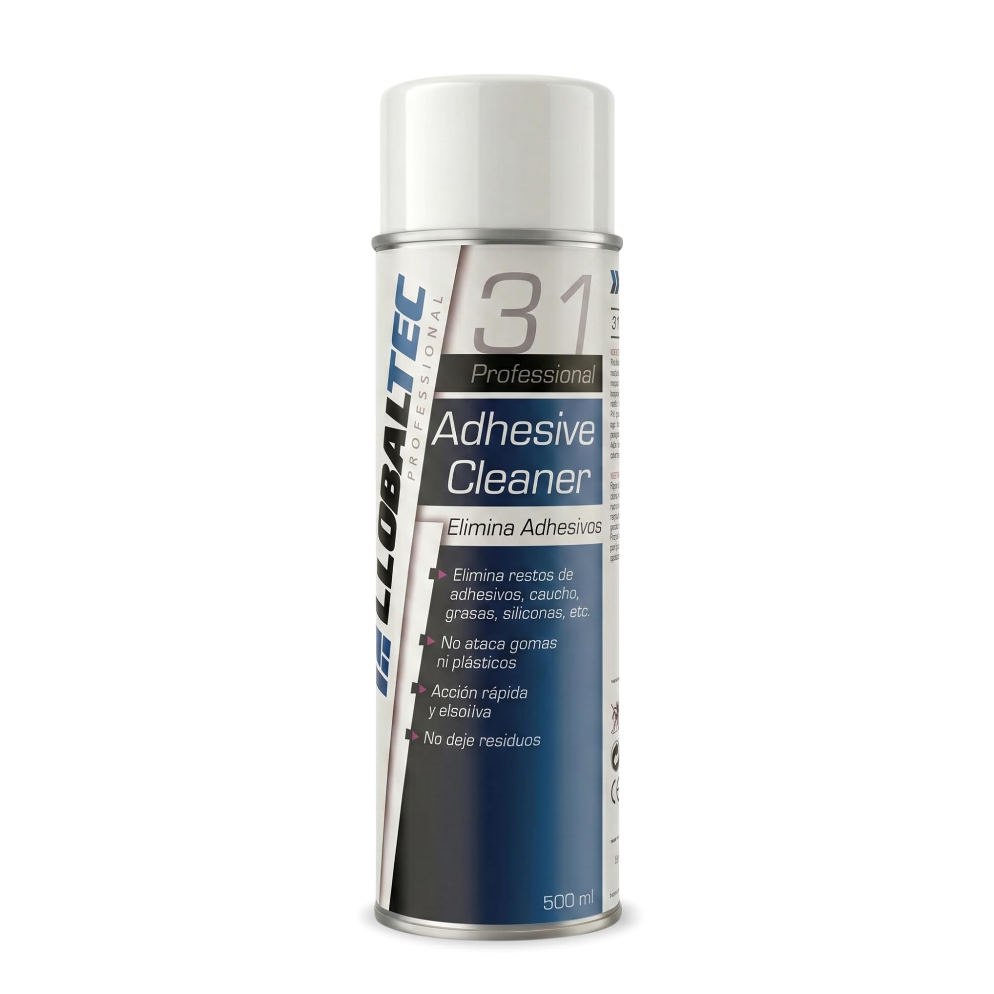 Quita Adhesivos Spray Coche 500ml – Limpiador de Pegatinas, Brea y Cinta Adhesiva – Acción Instantánea en Carrocería, Vidrio, Plástico y Metal