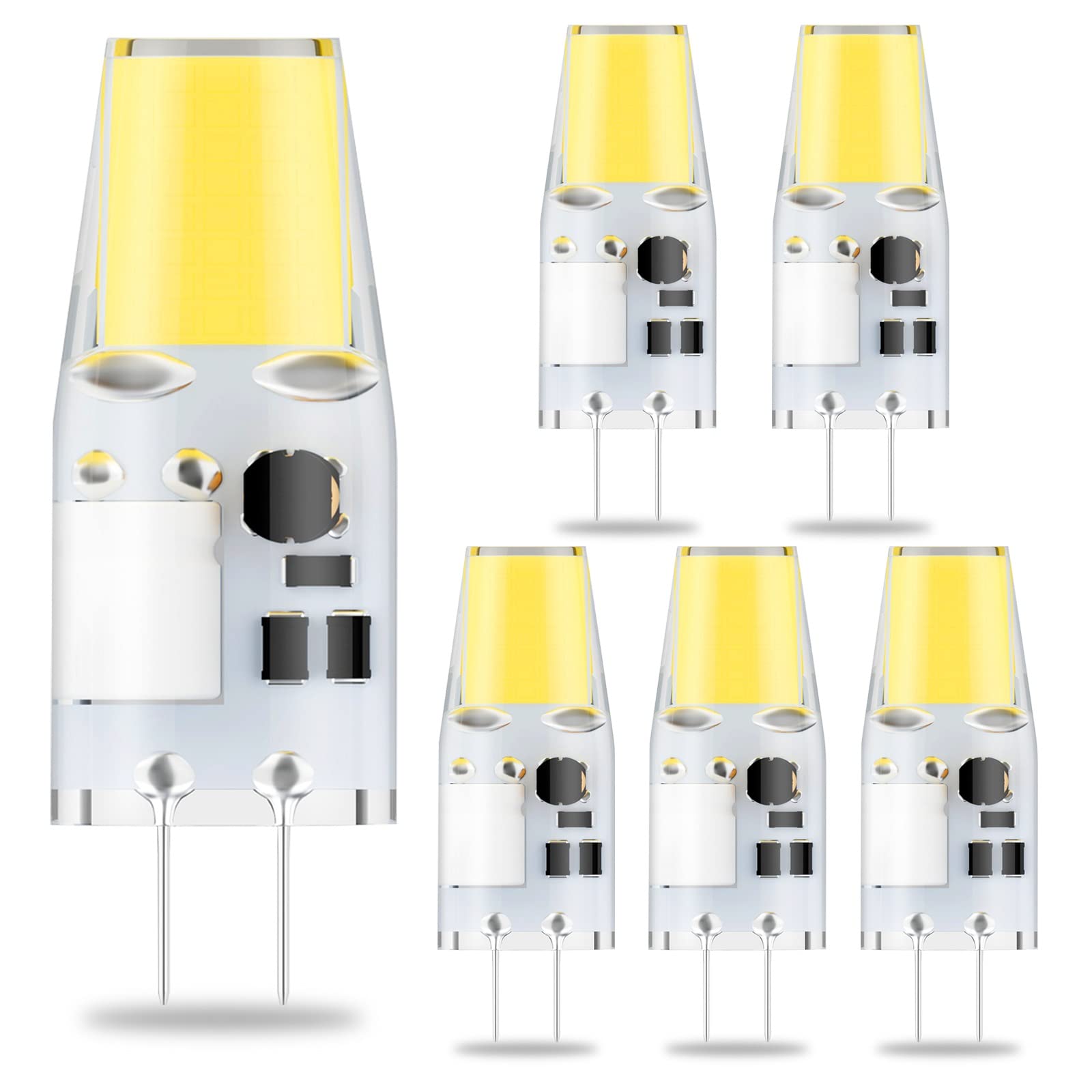 Bombillas LED G4 5W SMD - Recambio Para Lámparas Halógenas 12V - Cápsula Blanca O Amarilla