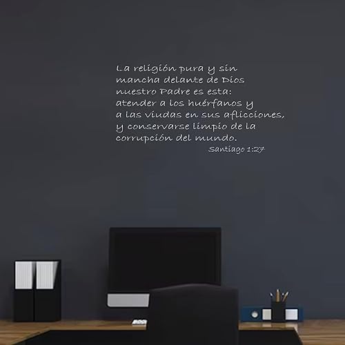 Miniatura 43 de Calcomanía para decoración de pared, diseño cristiano religioso con texto en inglés "Do Not Be Overcome by Evil, But Overcome Evil with Good",