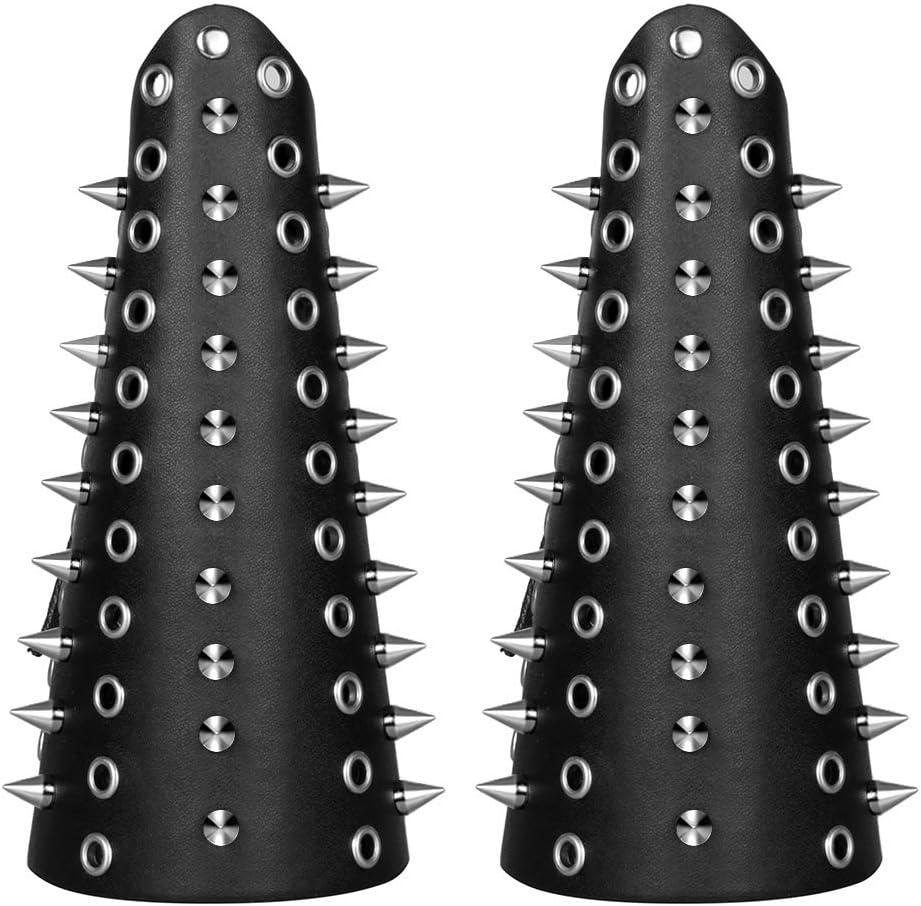 Leather Gauntlet Wristband Medieval Bracers Viking Wrist Guard Knight LARP Viking Arm Bracers Renaissance Costume