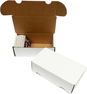 (25) 330 Count Corrugated Cardboard Storage Boxes by Max Pro for Baseball, Football, Basketball, Hockey, Nascar, Sportscards, Gaming & Trading Cards Collecting Supplies