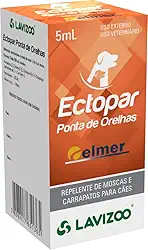 Repelente Lavizoo Ectopar Ponta de Orelha para Cães - 5ml