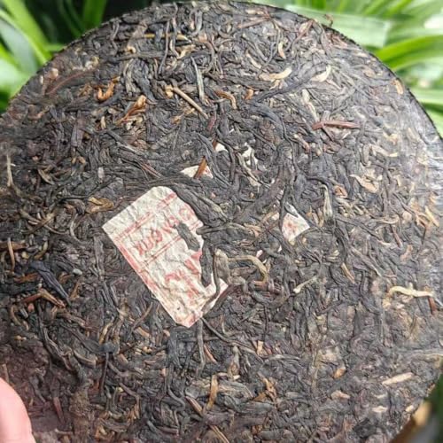 Thé Pu-erh Iron Cake brut vintage 1970s Marque Hanoi Red Label de maturation longue