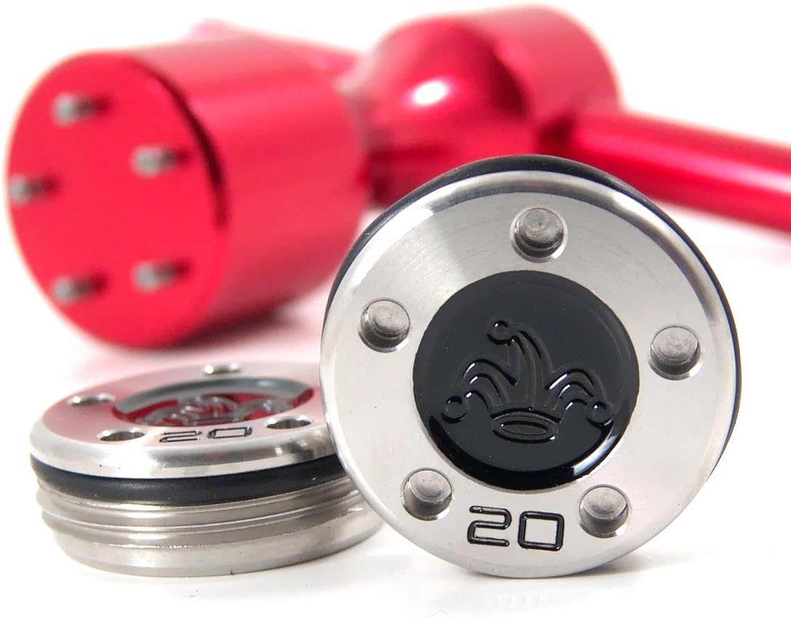 19th Hole Custom Shop 2 of 20g Black Jester Crown Weight for Scotty Cameron Putters with Wrench