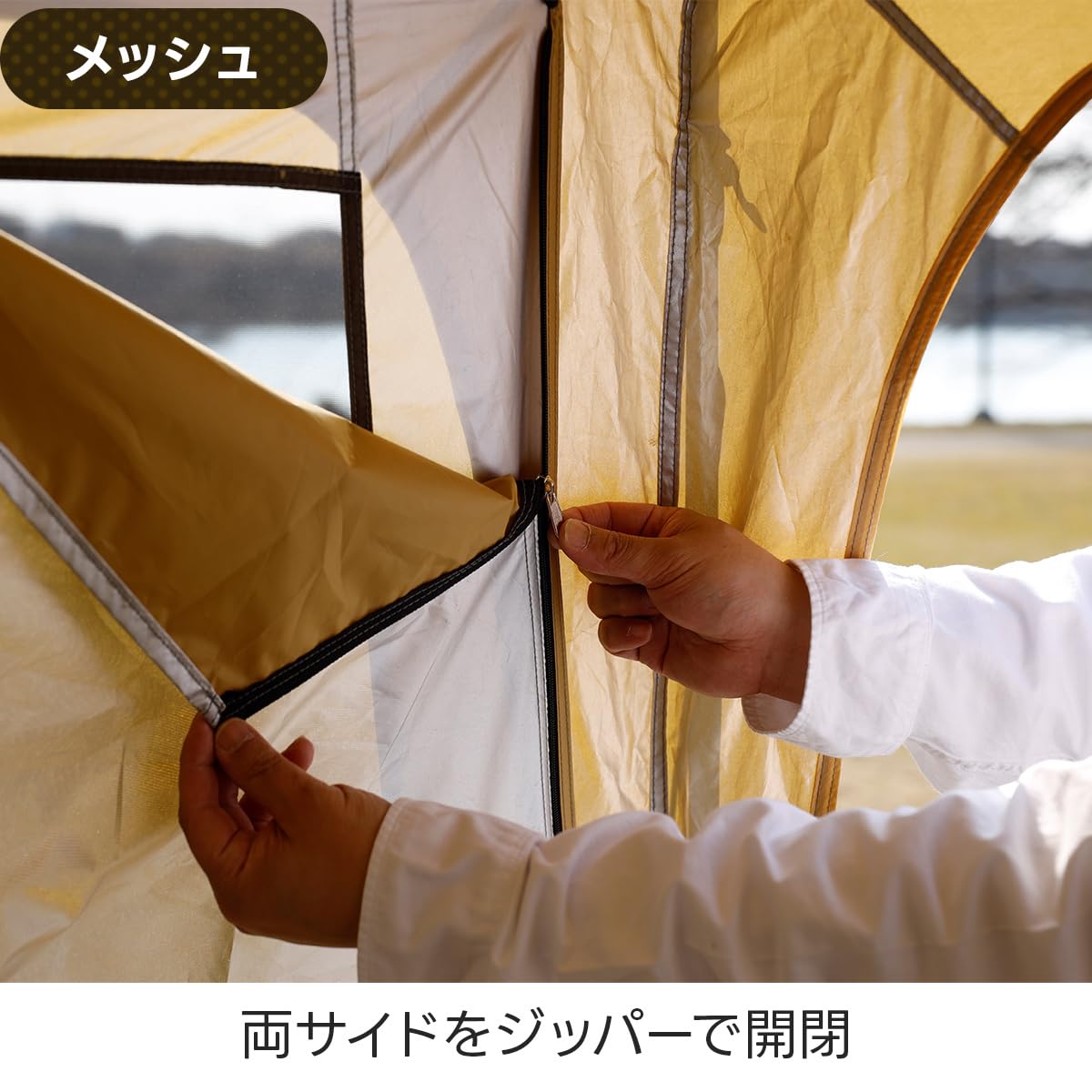 Amazon | クイックキャンプ ワンタッチ タープ テント 2.5mx2.5m