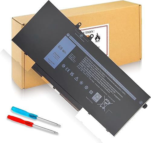 Miniatura 7 de 68Wh 4GVMP C5GV2 0X77XY Batería para Dell Latitude 5500 5400 Precision 3540 Inspiron 7590 7591 7791 2-en-1 P84F P84F001 P42E P42E001 P98G001 80F