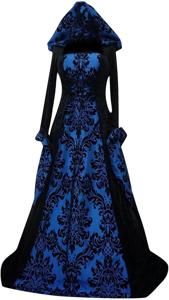 OIOLOYJM Renaissance Costume Women Medieval Sexy Plus Size Witch Vampire Gothic Halloween Costumes Woman 2025 Clothes Dresses