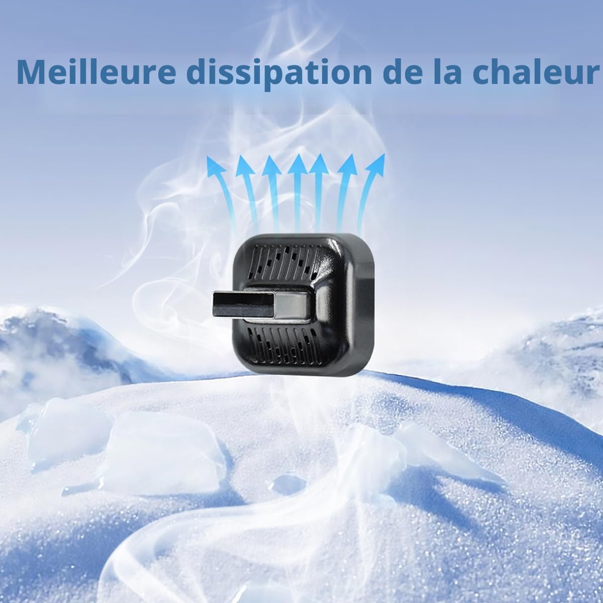 Adaptateur Sans Fil CarPlay pour iPhone et Android Auto - 2 in 1 USB vers Wireless Dongle, Conversion Câblé vers Sans Fil, Connexion Auto 5.8GHz WiFi, Compatible Voitures dès 2016, iOS 10+ Android 11+