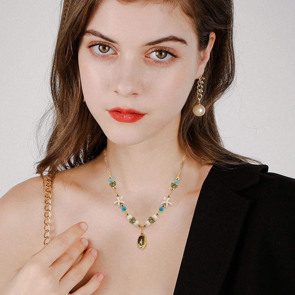 1 Box 100pcs Tibetan Spacer Beads Large Hole Alloy Beads Antique Golden European Rondelle Loose Spacers Bead Barrel Tube Spacers Bead for Jewelry Making Necklace Bracelet Accessories Crafting - Image 6