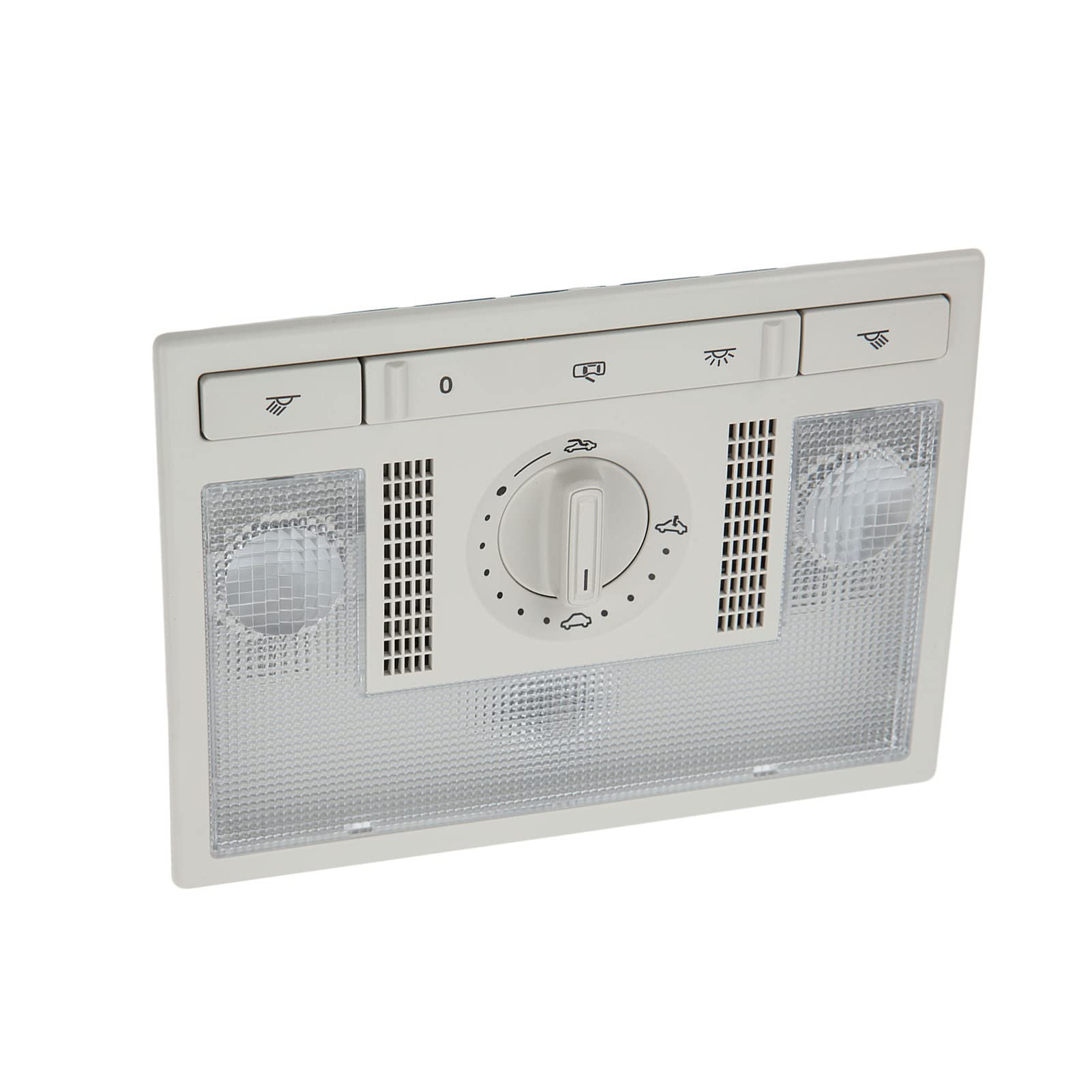 Luz de Lectura de Cúpula Gris 6q0959613a Reemplazo de Accesorios para Automóvil para el Asiento Altea Toledo Lámpara de Techo Interior Gris