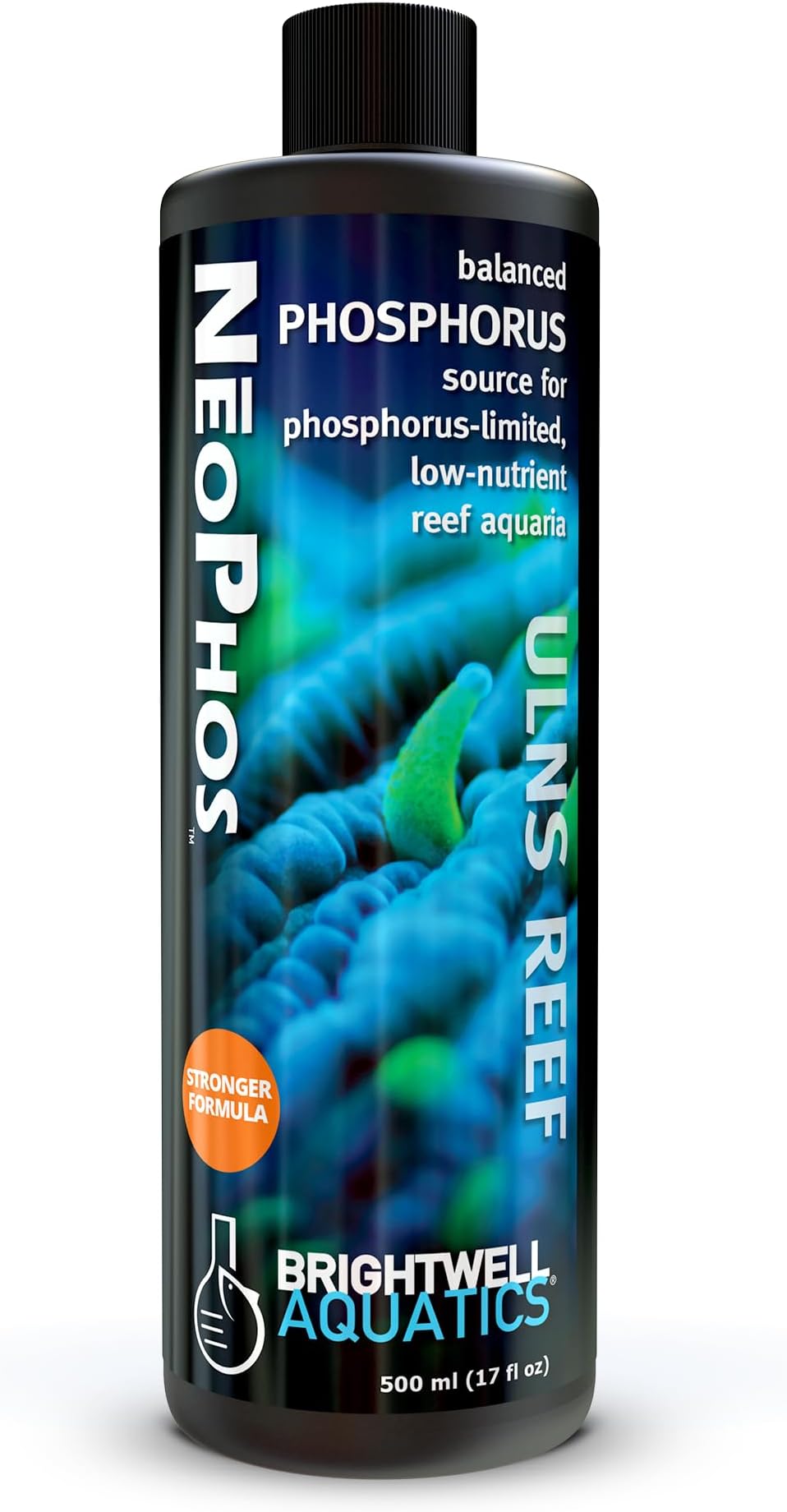 Brightwell Aquatics - NeoPhos - Balanced Phosphorus Source for Phosphorus-Limited, Low-Nutrient Reef Aquaria - Aquarium Water Treatments, 16.9 fl oz