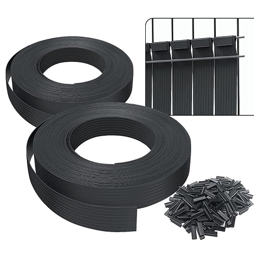 vounot® Kit de lamelles Occultantes PVC 150m x 4.7cm 300