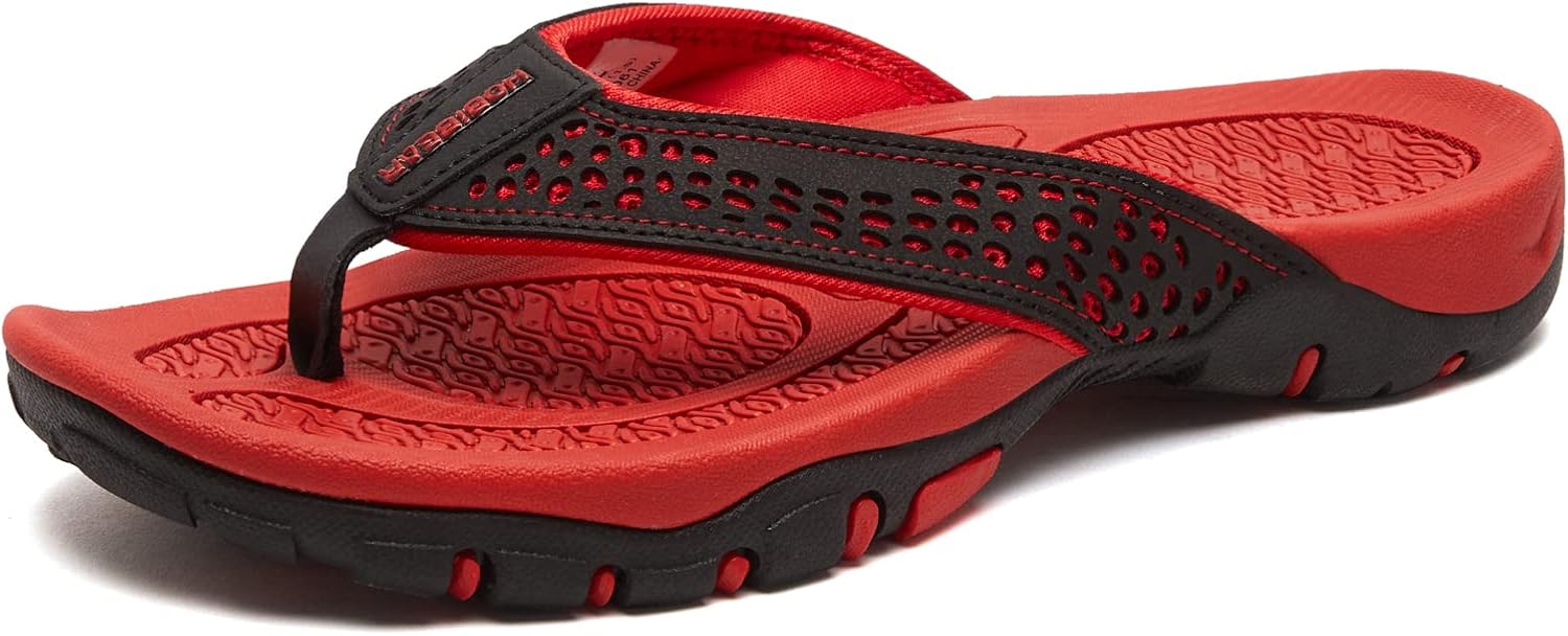 KIIU Mens Thong Sandals Indoor and Outdoor Beach Flip Flop