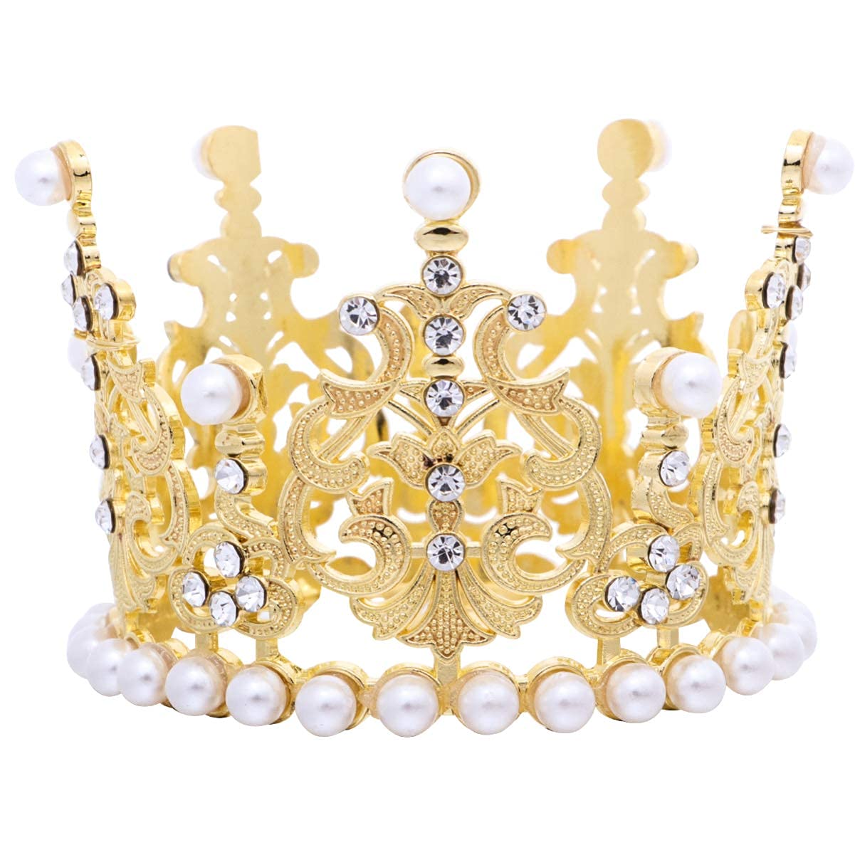 Buy Gold Crown Tiara Cake Topper for Baby Shower Birthday Princess