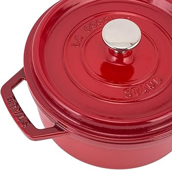 美品 STAUB ストウブ　ピコ・ココット　ラウンド　18cm　チェリー 両手鍋 91REKWYcCgL._AC_UF894,