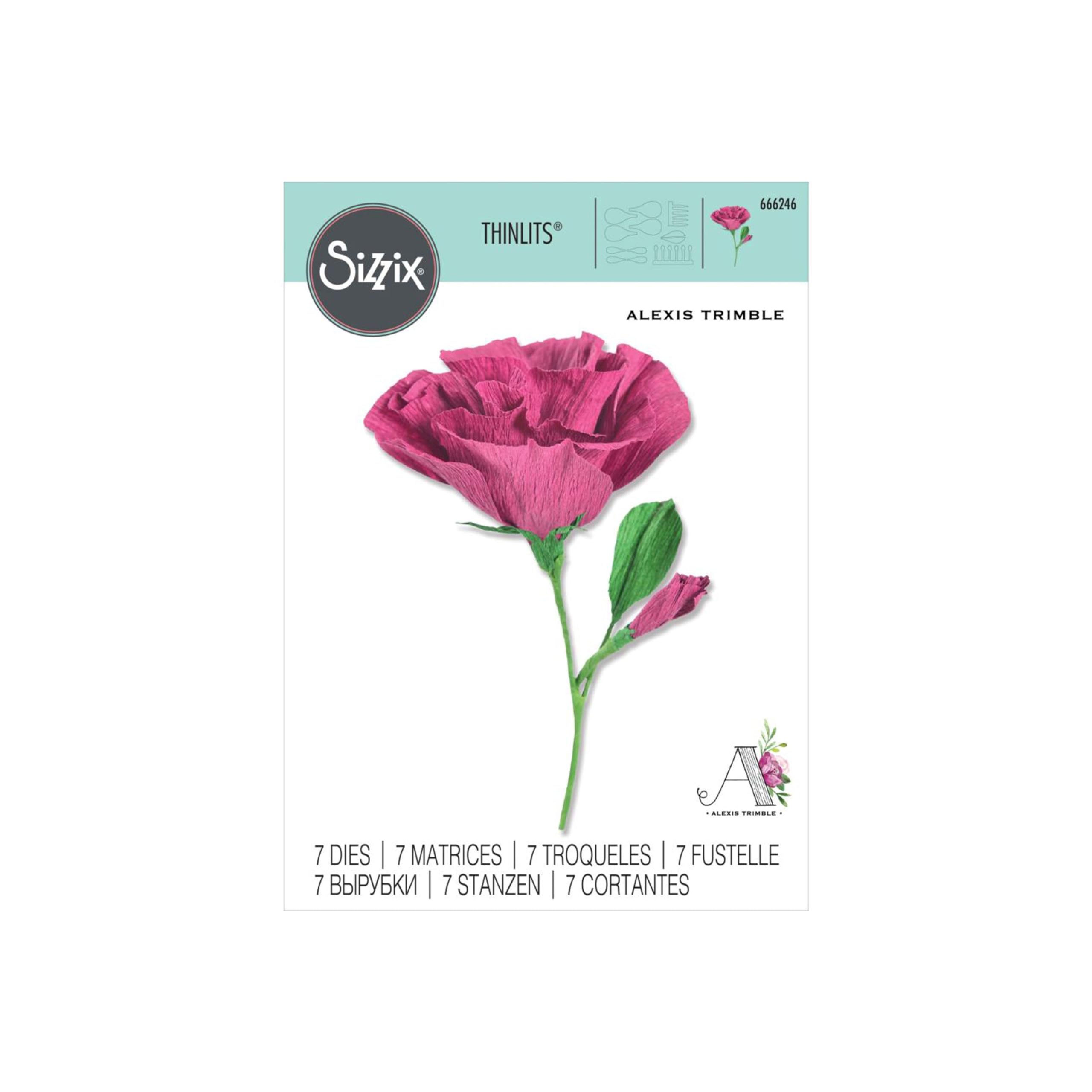 Sizzix Thinlits Die Set 7PK Lisianthus by Alexis Trimble | Chapter 2 2023