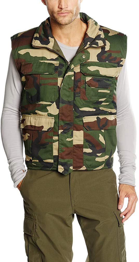 Mil-Tec Woodland Vest Navy Multicolor M