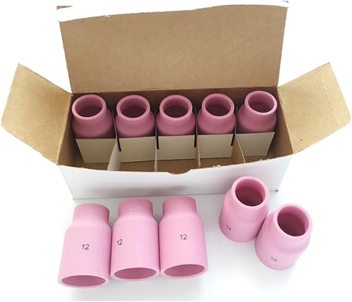 Miniatura 2 de extragrande lente de gas TIG Shield Copa Alúmina Boquillas Tamaño # 1253N87Fit CK pta Db Sr WP171826seriesLinterna de soldador