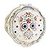 Jinvun Compact Personal Mirror for Makeup (Sugar Skull) Round, Handheld Portable | Vintage, Antique Day of the Dead Decorations | Purse, Small Bag, and Travel Carry | Foldable, Flip Open