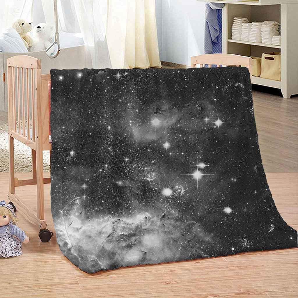 COEQINE Flanelldecke Mit Van Gogh Sternenhimmel – Weich, Wendbar, Für Couch, Bett & Reisen