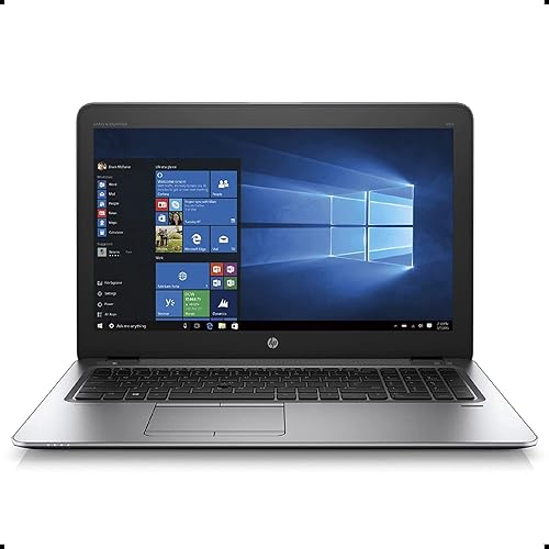 HP Elitebook 850 G3 15.6 HD, Core i5-6300U 2.4GHz, 16 GB de RAM, unidad de estado sólido de 512 GB, Windows 10 Pro 64Bit (renovado)