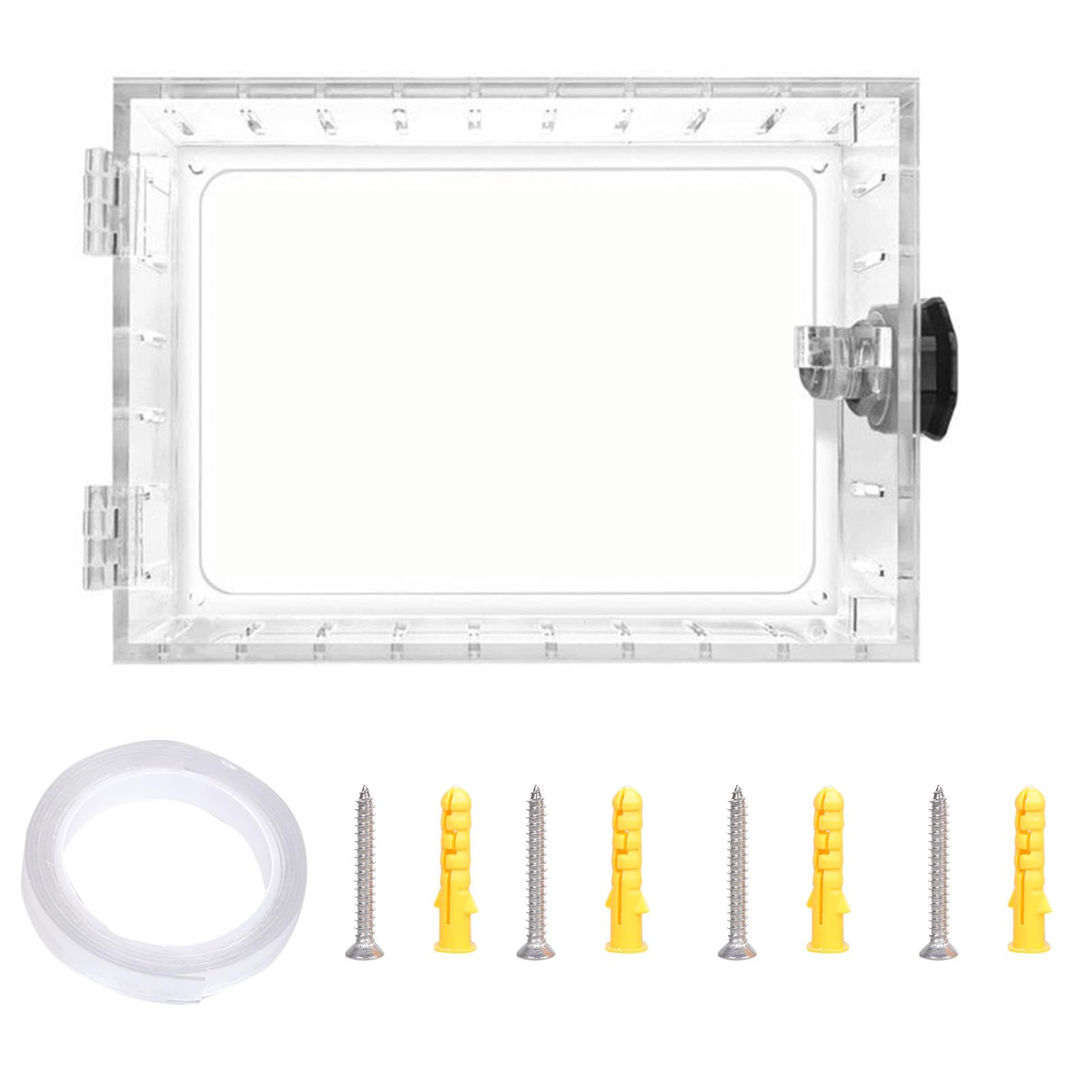 Tamper Proof Thermostat Enclosure High Strength Sun Resistant Secure Locking Systems with Various Models Easyly Install Clear Thermostat Protectors