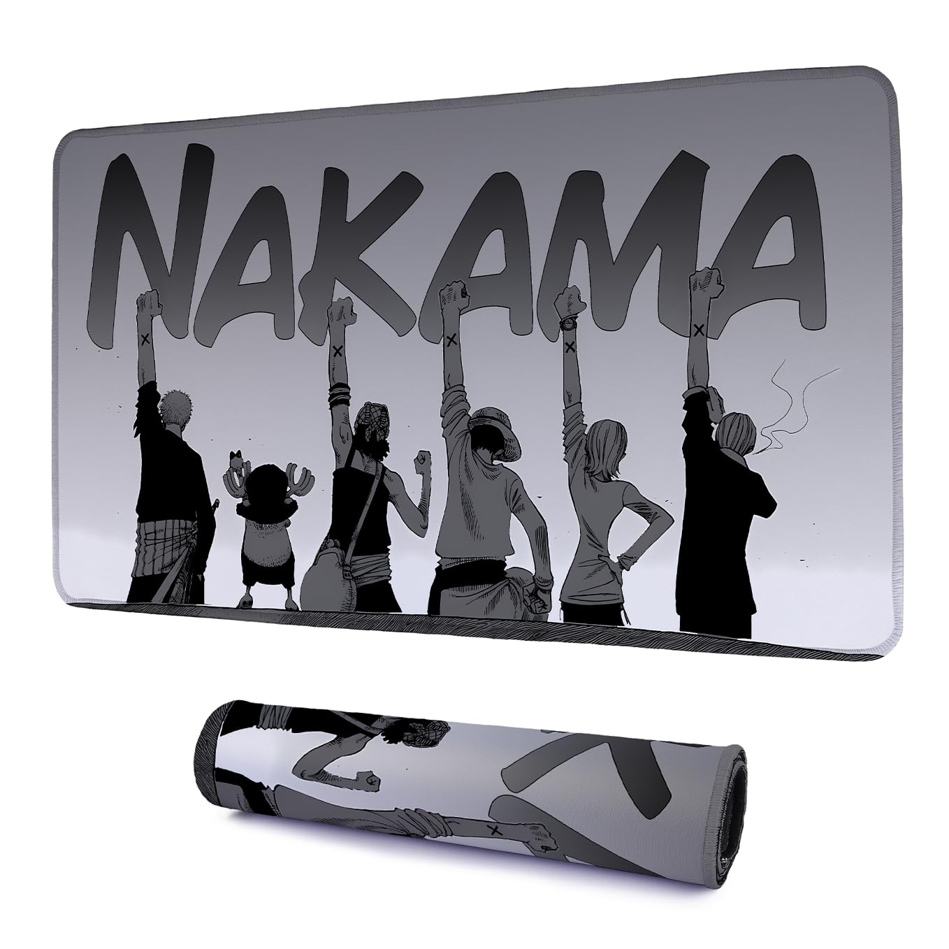SoulAbiti One Piece Deskpad Large 23.6x11 inch Anti-Fray Edges Non-Slip Waterproof Prints HD Art Gaming Mouse Pad Smooth Surface Office Home 3mm Desk Mat (Nakama) (B0DHY11P81) Amazon Price History, Amazon Price Tracker