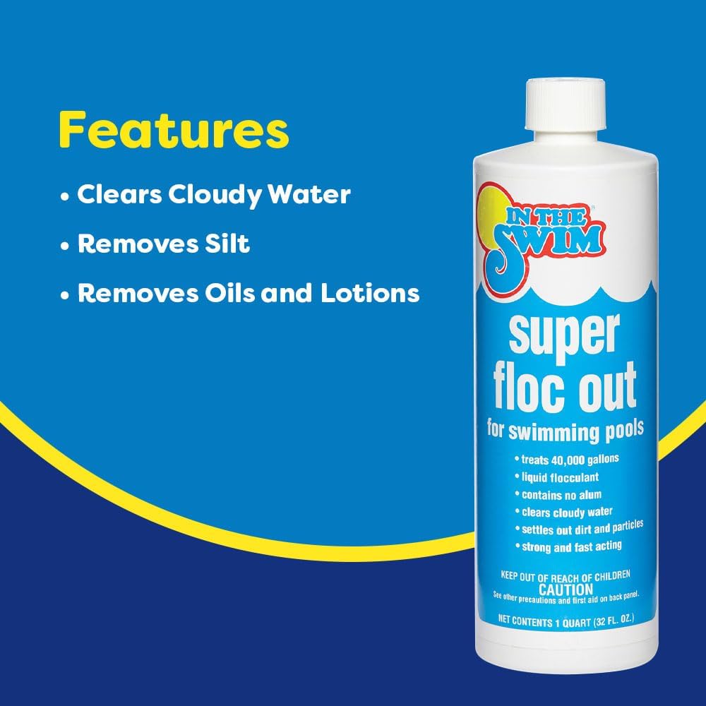 In The Swim Super Floc Out – Drop The Gunk, Ditch The Cloud, Dive Into Clear Water – 1 Quart - Image 3