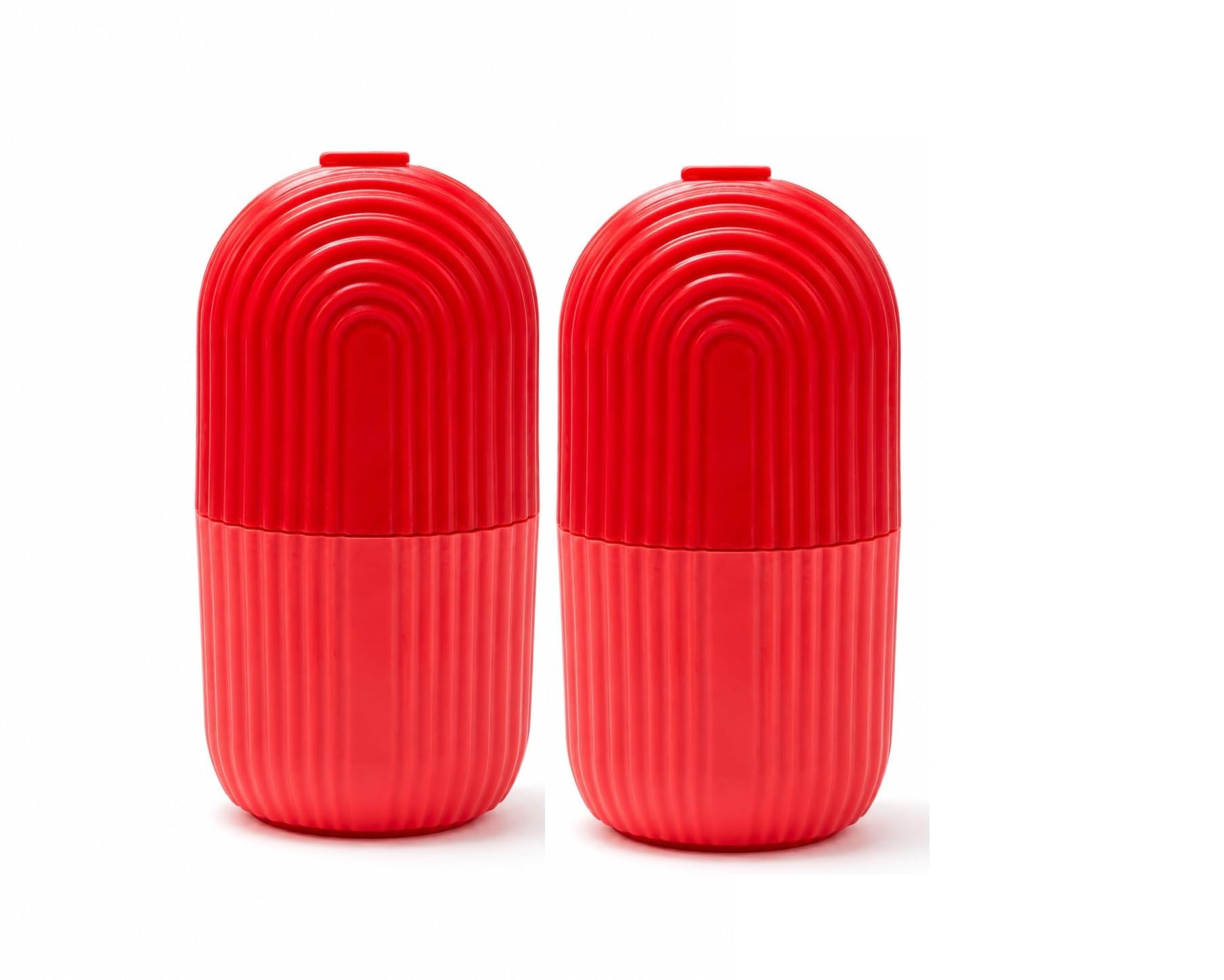 Reusable Silicone Face Ice Roller for Men & Women – Facial Ice Cube Massager for Skin Care, Puffy Eyes, Cooling Massage & Glowing Skin | Ice Face Roller (Multicolor, Pack of 2)-image-32