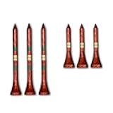 Palm Drive Golf Bamboo Wooden Golf Tees 2 3/4 & 1 5/8 Inch – Long & Short Golf Tees for Drivers, Irons & Hybrids – Durable Eco-Friendly Wood – 80 Pack