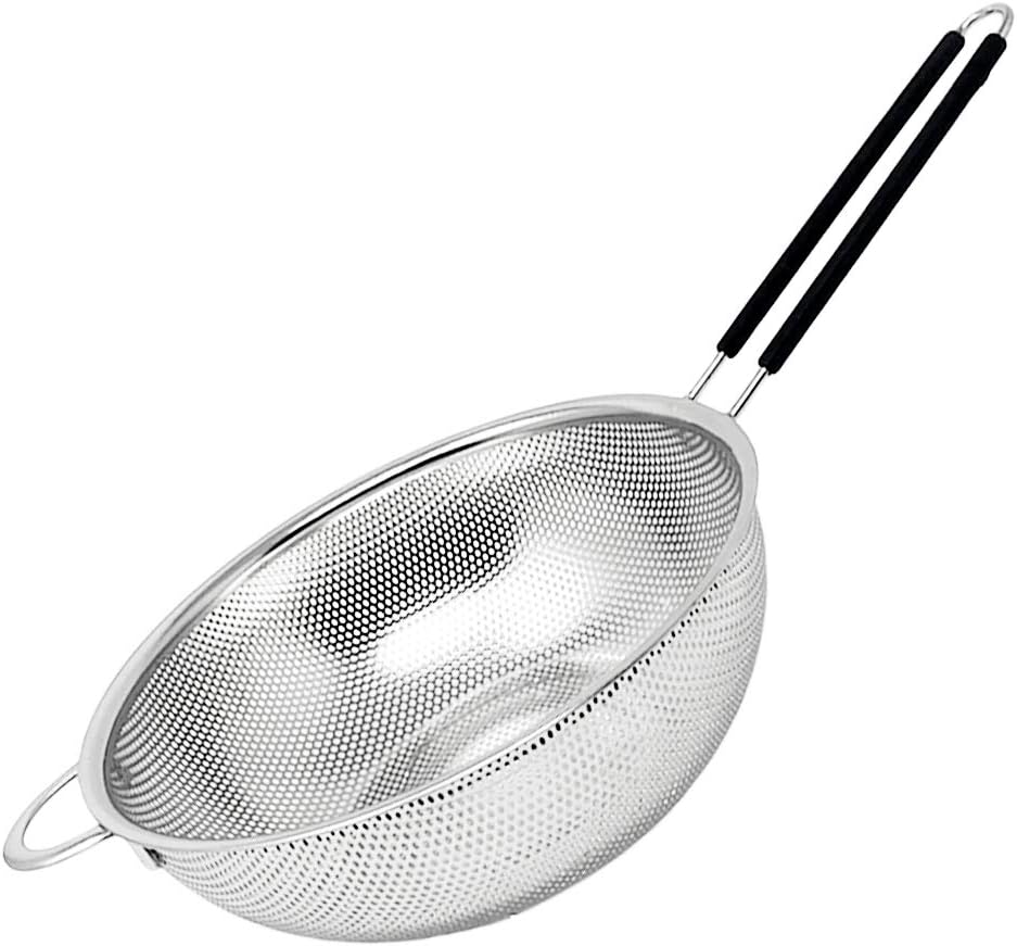 Pate De Fruits Dsscvnef Passoire à Pâtes En Acier Inoxydable Avec Poignée Passoire De Cuisine Pour Spaghetti Riz Légumes Casseroles Et Poêles Outil De Drainage Durable Casserole A Pates Avec Passoire