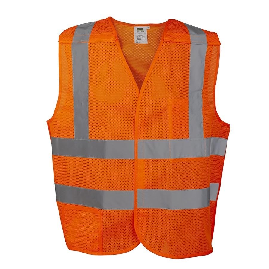 5 Point Breakaway Vest Class 2 Orange, Type R, Class 2