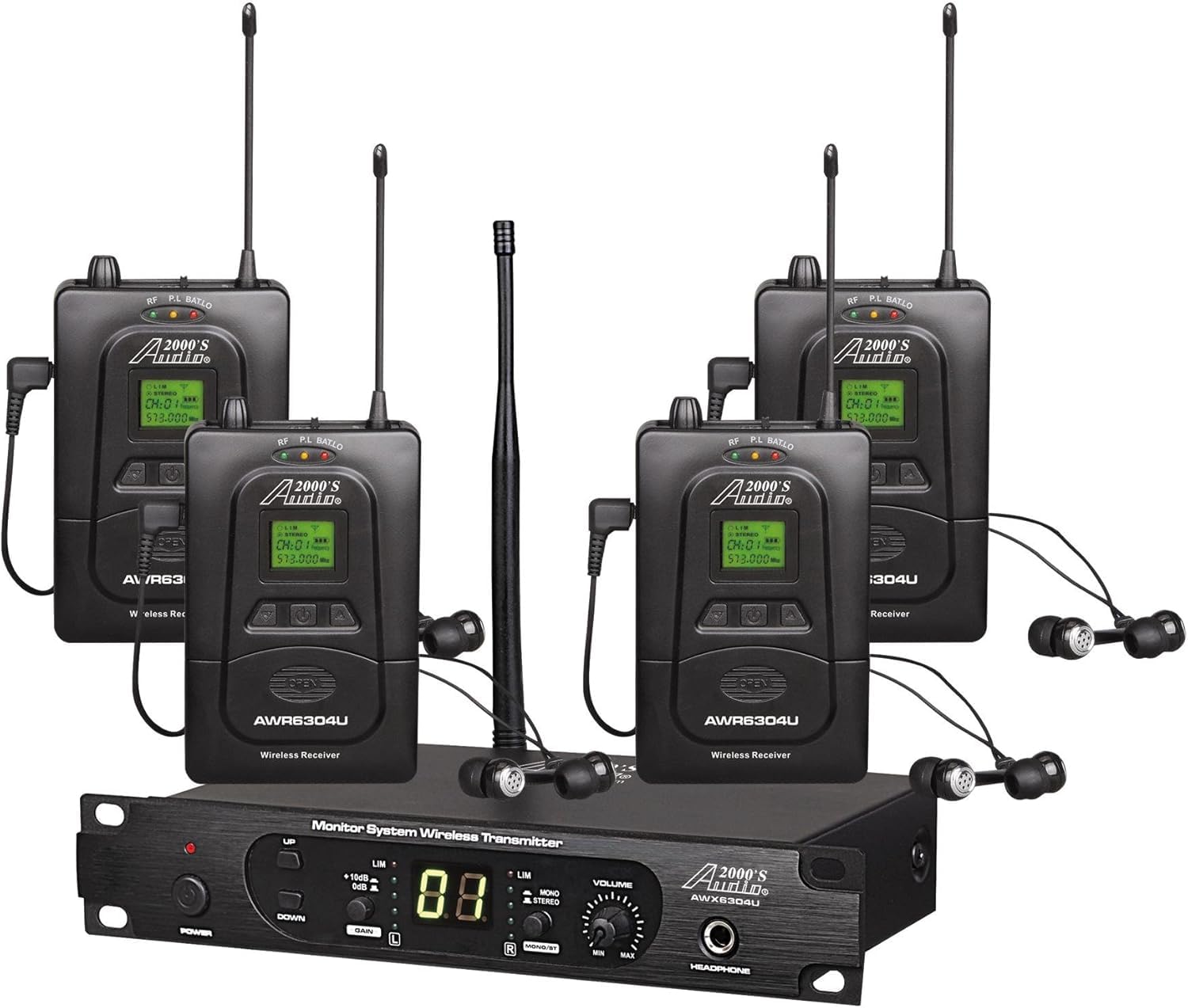 awhileinearmonitoruhsystemwithfourreceiversone transmitteronepcacase