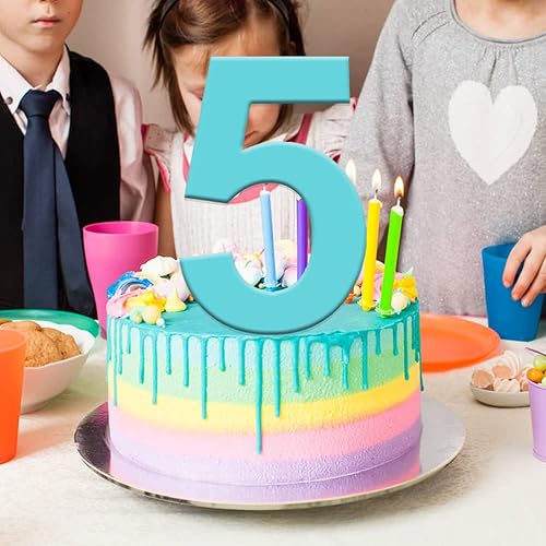 Miniatura 6 de Números de madera grandes de 15 pulgadas 8, número de madera en blanco 8, números de madera grandes sin terminar para manualidades, letreros de