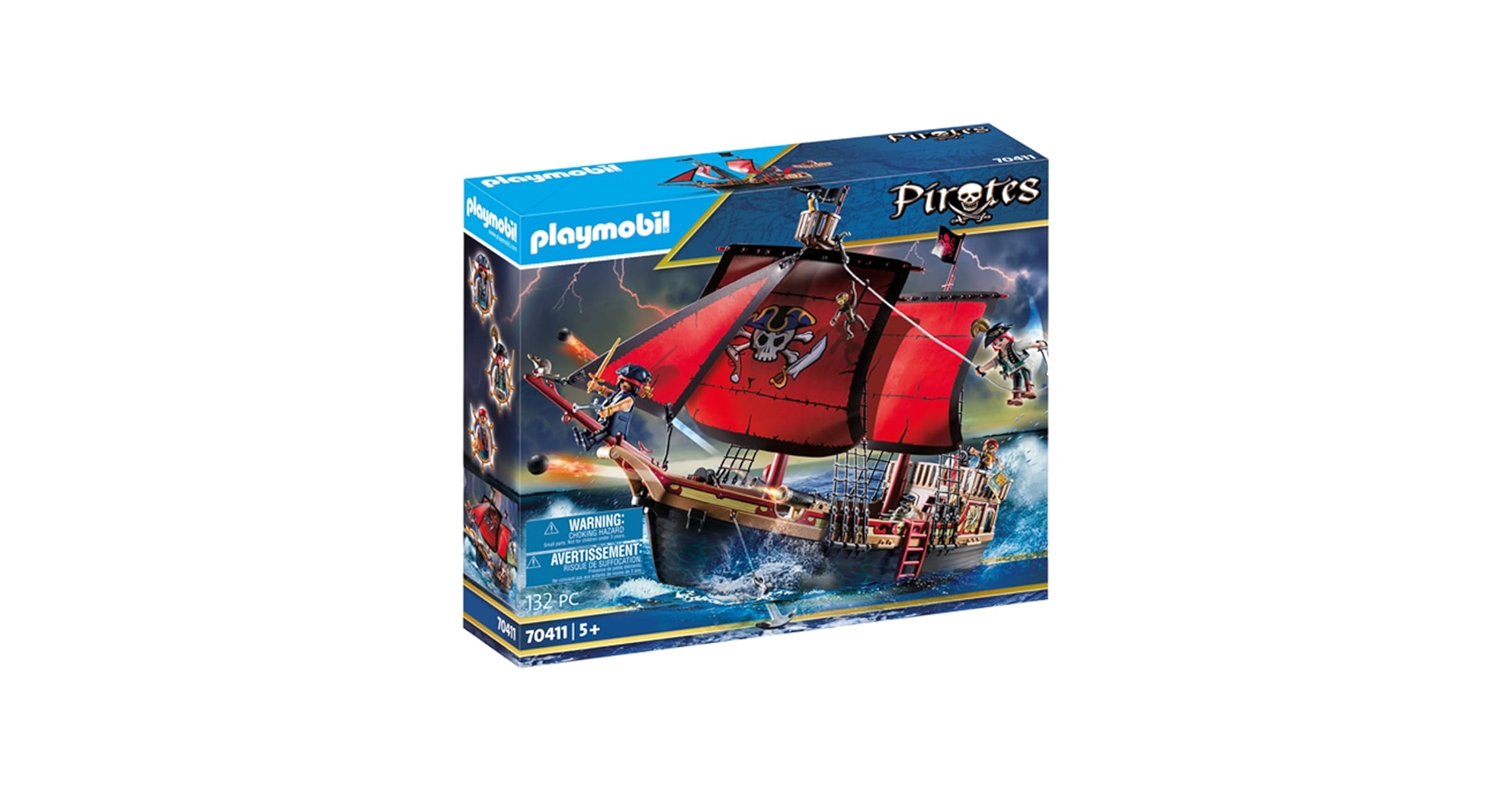 Amazon.com: Playmobil 70411 Pirates Large Floating Pirate
