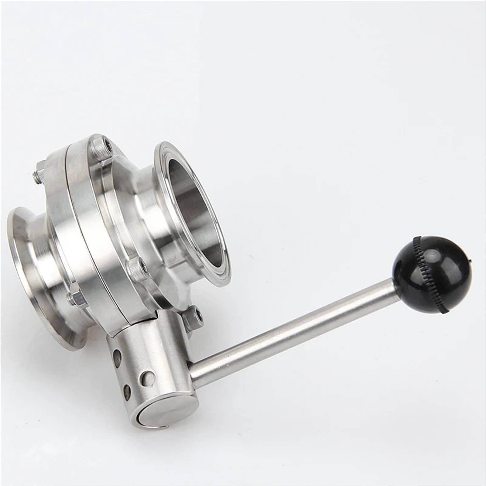 Vanne papillon sanitaire inox 304 pour kit de brassage de bière à la maison et laiterie 119mm