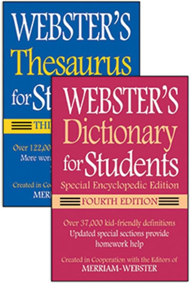 Websters Dictionary & Thesaurus For