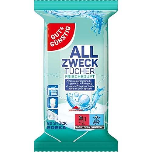 3x Gut & Günstig Allzwecktücher Frischeduft 3 x 80 (240) Stück
