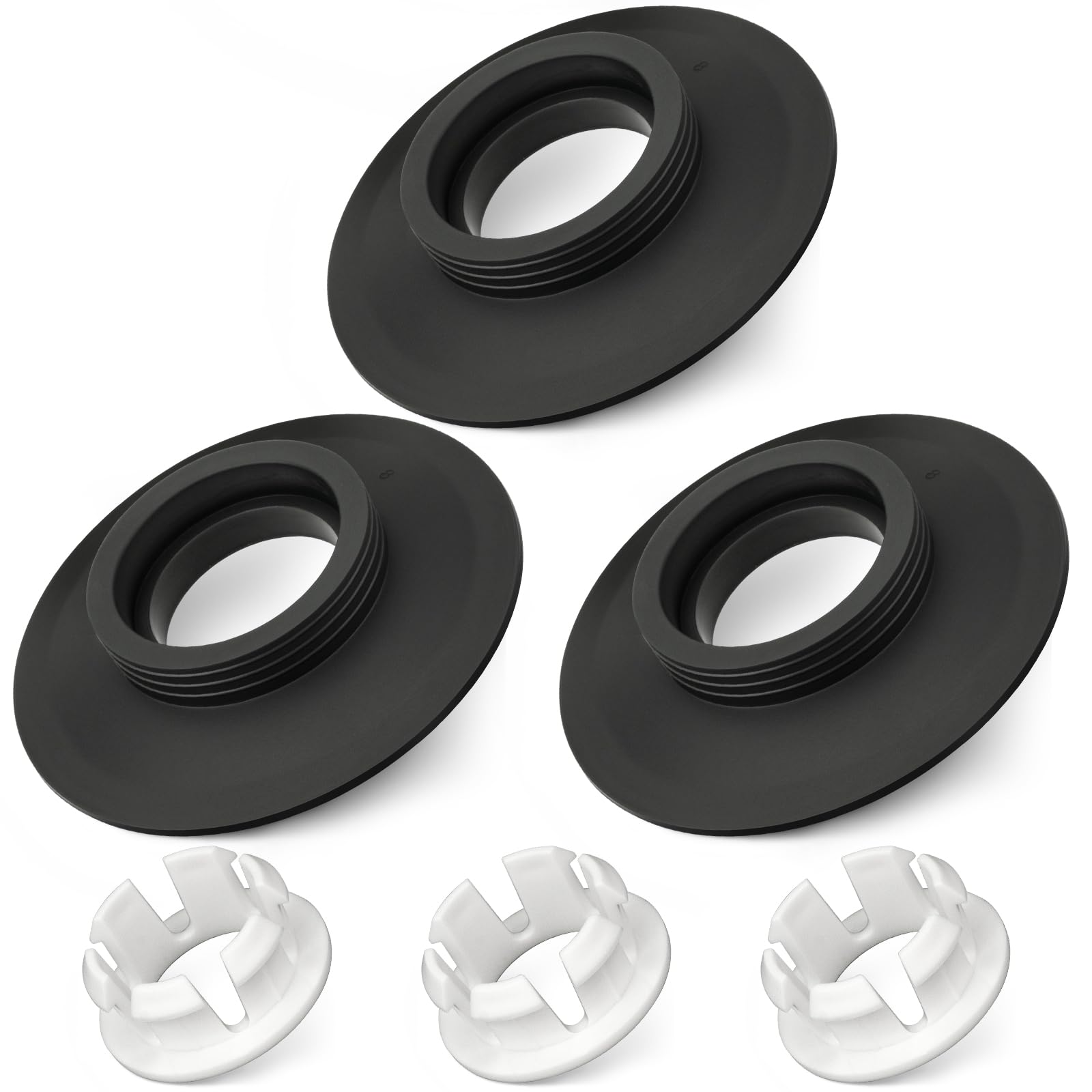 Flush Valve Seal Compatible with Ideal Standard Toilet Cistern 3Pcs