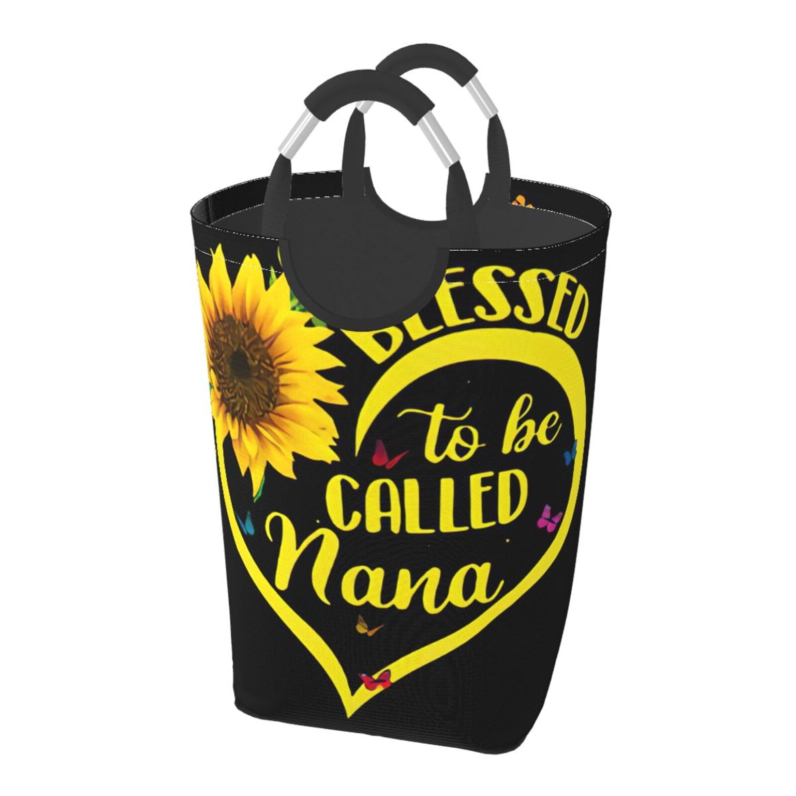 Panier à linge pliable Nana au design tournesol pour un intérieur chaleureux et ordonné