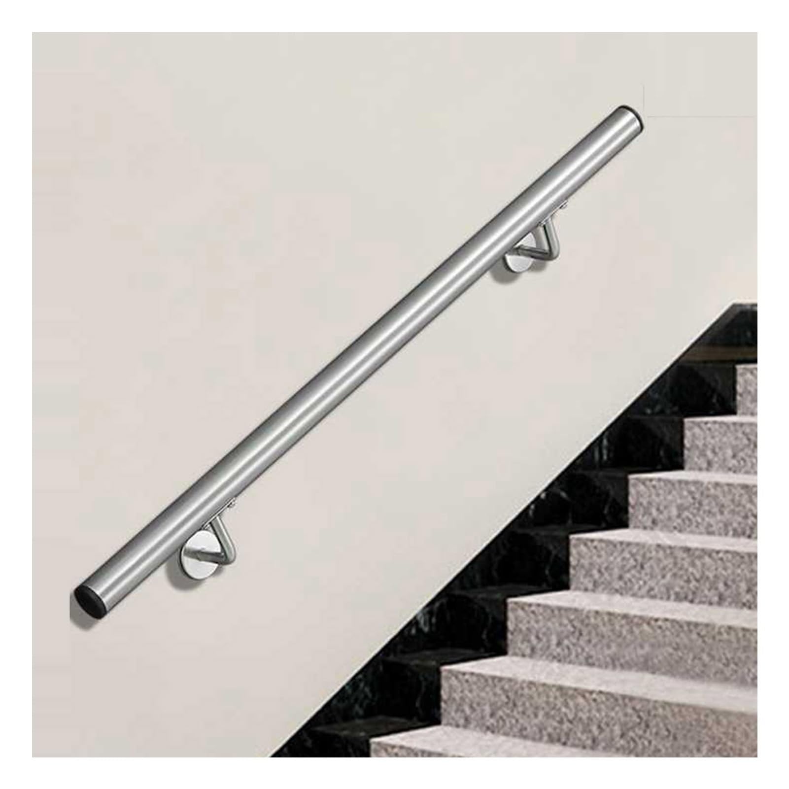 Barre d'appui murale en inox 120cm pour un aménagement moderne et sécurisé de votre villa.