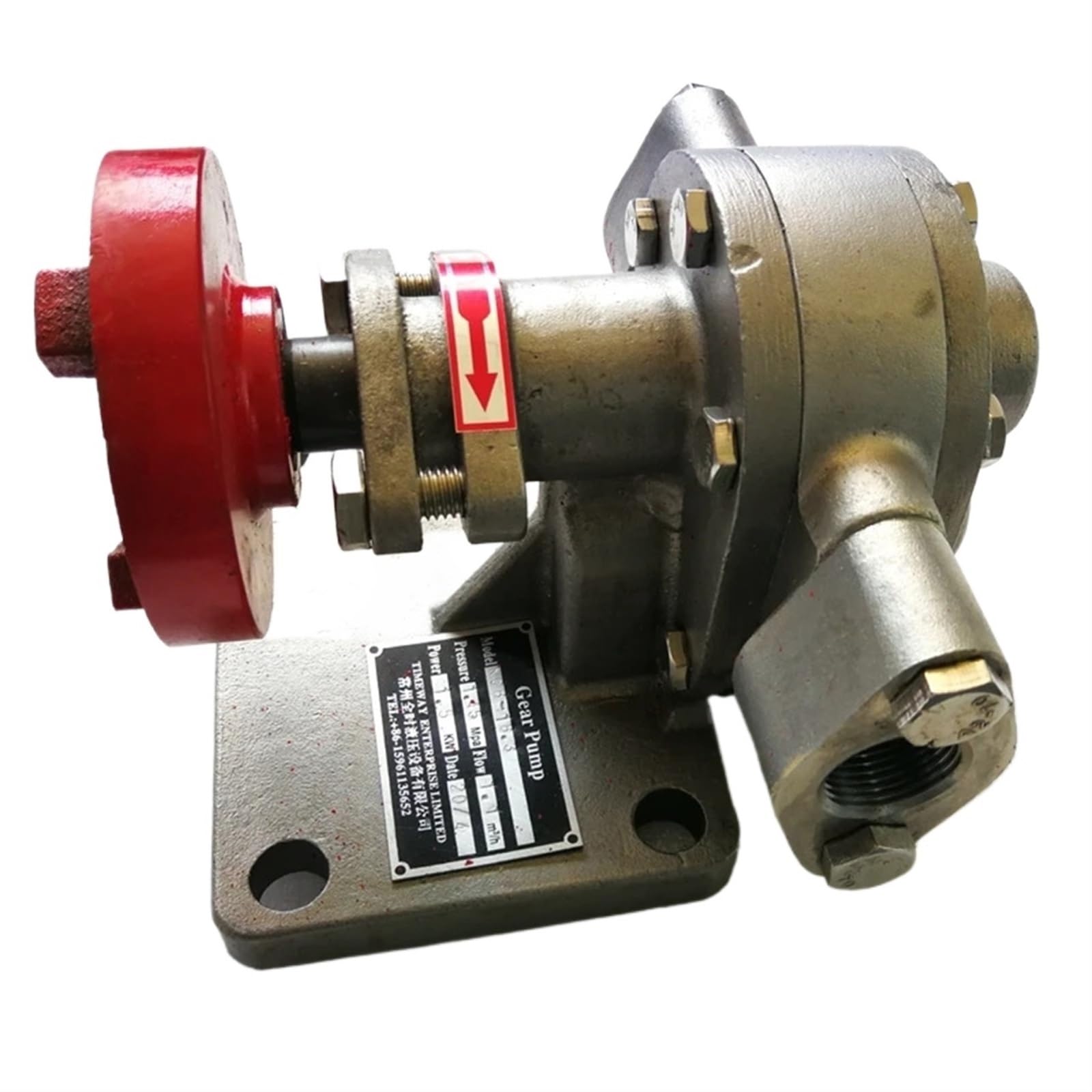 KXIWLUFV Hydraulic Gear Pump Stainless Steel Material KCB-18.3 Low Pressure
