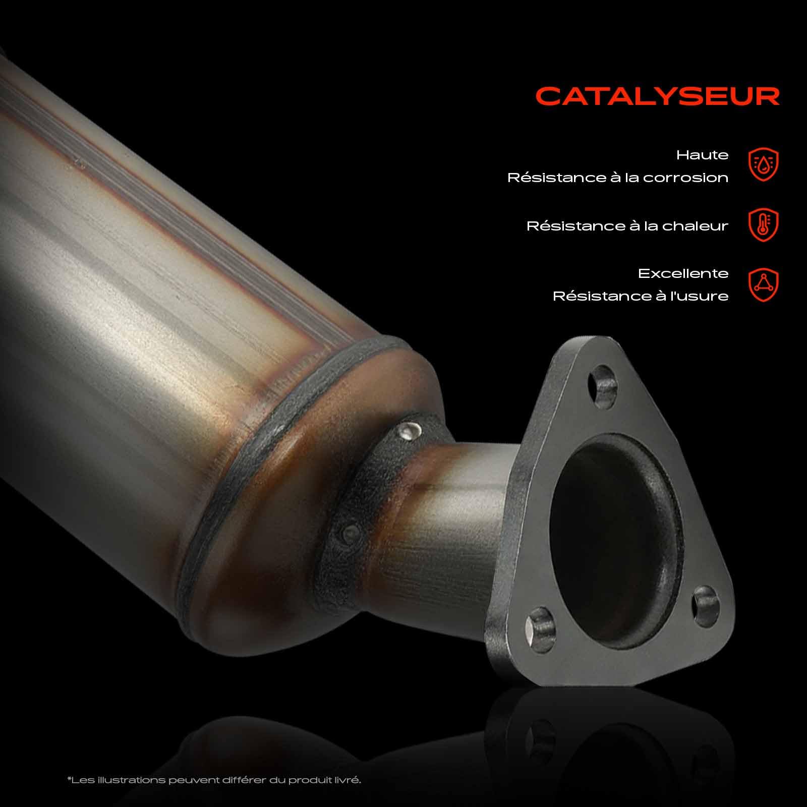 Frankberg Convertisseur catalytique essence 1731KS | Compatible avec: 206 SW 2E/K, berline 206, 206+ 2L 2M, 206 Hatchback 2A/C