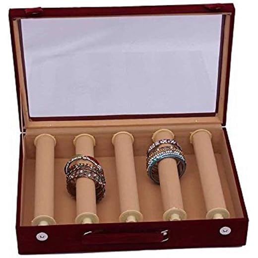 Kuber Industries Velvet Bangle Box Set