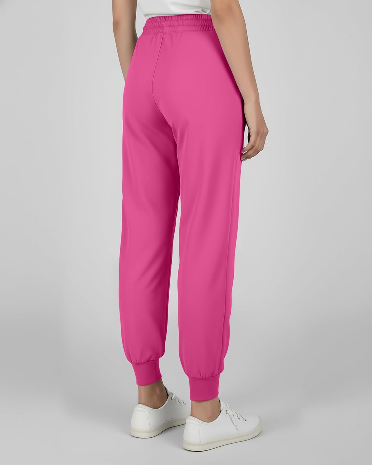 Real Essentials 3 Pack: Girls' Dry-Fit Jogger Sweatpants - Kids Teens Running Athletic Pants with Pockets (Sizes: 4-16) - Image 6