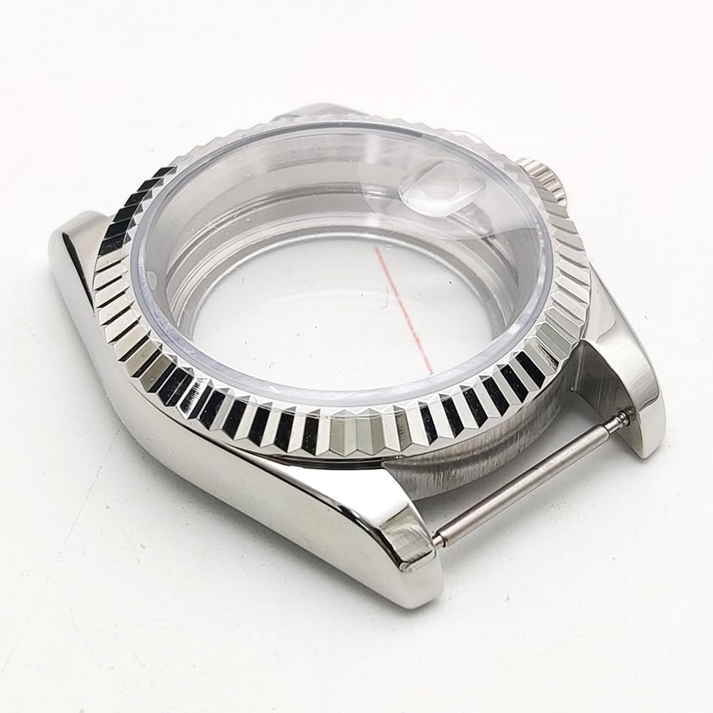 Uhrengehäuse Kit, für NH35 NH36 Werk, Glasboden Edelstahl Uhrengehäuse für Rolex Datejust Oyster Perpetual