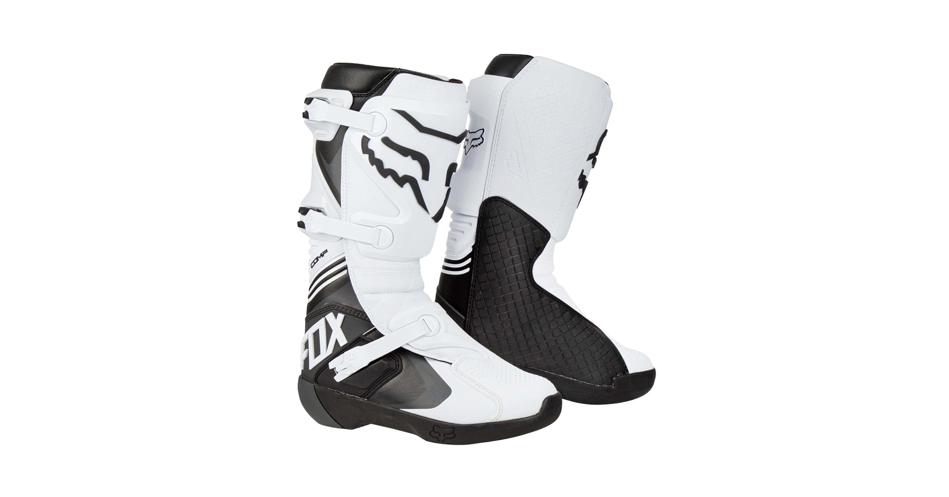 Fox COMP ホワイト/ブラック US9 Fox Racing Comp Boots White | Fox Racing Mens Offroad Boots at