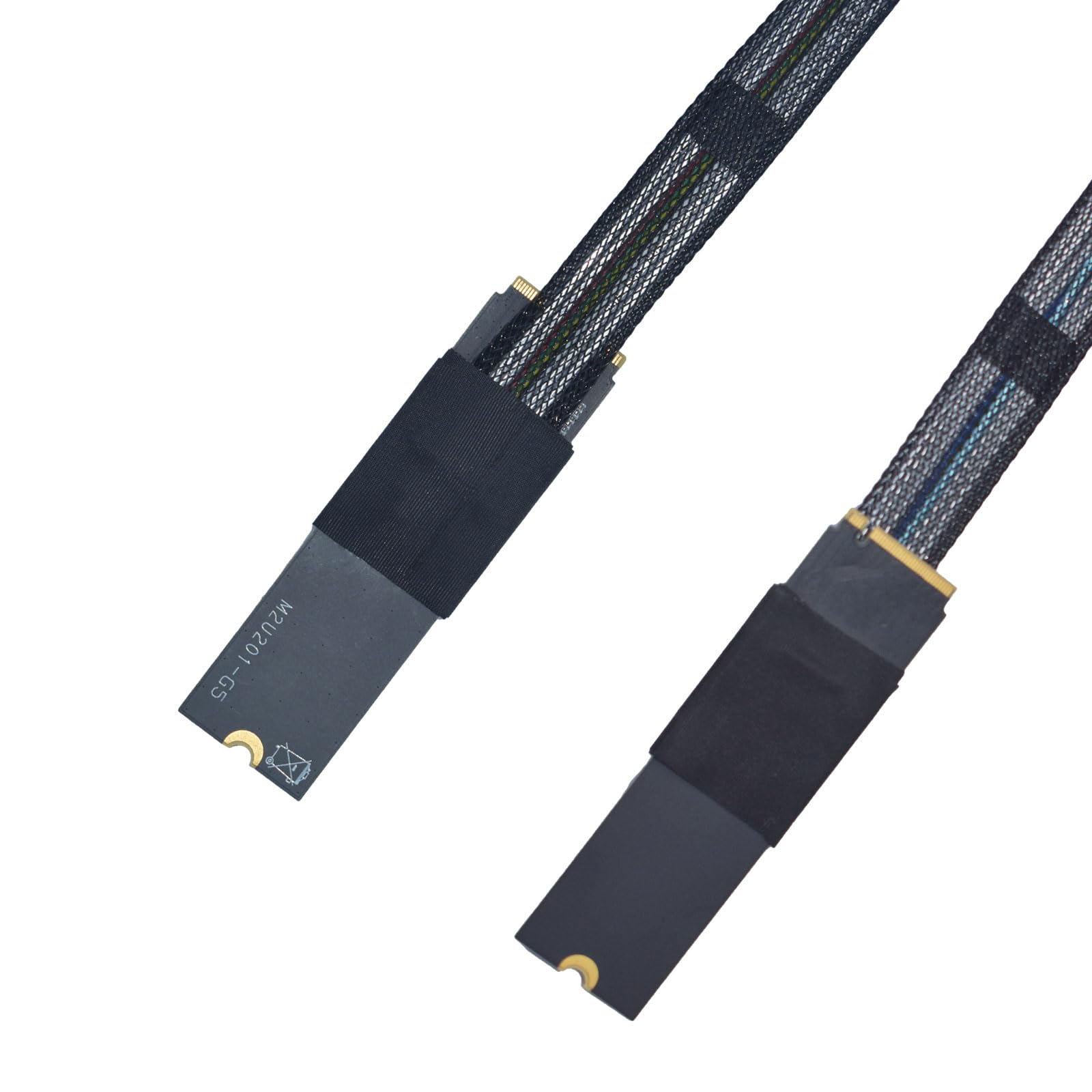 PCIe Gen5 M.2 to U.2 - Adattatore M.2 to SFF-8639 U.2 NVMe SSD con 15Pin SATA, 50 cm